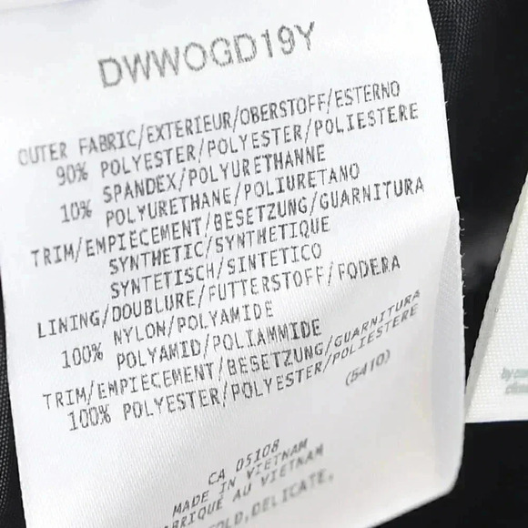 Descente Kaitlyn SkiBib Overalls Pants White Black Waterproof Winter Size 6 - Picture 10 of 14